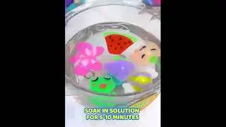 Magical Fruit Watercolor Set - Aqua Fairy Water Gel Kit with Bubble Cooking Simulation Toy.#toys
