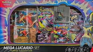 Opening Mega Lucario EX Figure Collection Box!