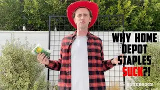 Why Do Home Depot Landscape Staples SUCK?! Hint: They're THIN & EXPENSIVE! BUY SANDBAGGY INSTEAD!