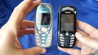 Designed by Siemens C60 and Siemens M65. Both beautiful mobile phones from Siemens. Vintage.