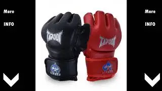 Muay Thai Finger Kick Boxing Fighting Sandbag Gloves