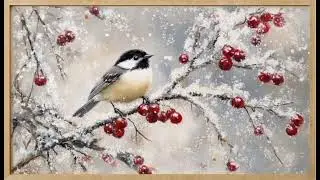 Winter screensaver for TV 4K _ TV art _ Art Screensaver for TV