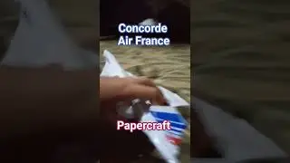 Concorde Air France papercraft