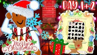 25 DAYS OF GIFTING IN ROYALE HIGH!!! DAY 1 and 2 GIFT REVEAL!! - Royale High Christmas Event ❄️✨🎄