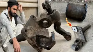 Steel vs Damage: Broken Truck Wheel Spindle Rebuilt by a Master Mechanic with Precision and Power&hellip;