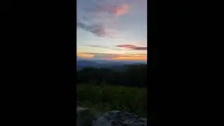 Time Lapse Sunset. Hazeltop Ridge, Shenandoah National Park #shorts