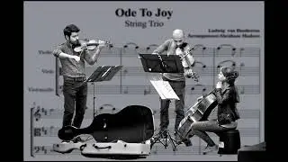 Ode To Joy Violin Viola and Cello Trio  Arrangement