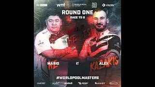 Bili&aacute;rd World Pool Masters 2023 Round 1 Mario He vs Alexander Kazakis 2023 05 11 HUN