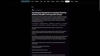 Academy Explained | Market Context, Trading Psychology & Discipline