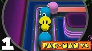 Let's Play Pac Man VS (3-Players) Part 1: Pac-Man Classic