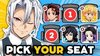 WHERE WOULD YOU SIT? Pick your seat next to anime characters! 🔥🪑 | ANIME QUIZ