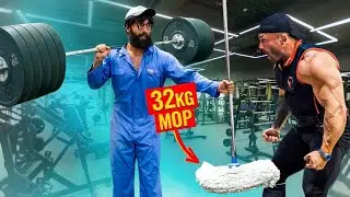 Anatoly GYM PRANK - Elite Powerlifter Pretended to be a CLEANER #40