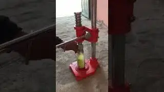 Crown Capping Manual Machine demo by Balaji Agro Industry Panchkula 9041046280.