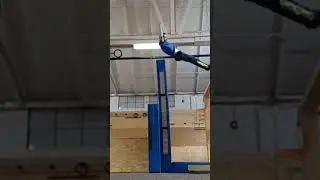 SENDING IT Crazy swing over wall #parkour #shorts