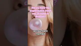 #Bubble #gum fun facts! #facts #dailyfacts #mindblowingfacts #funfacts #fascinating #fun #intresting