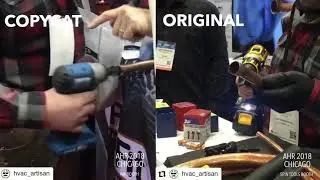 Original Spin Tools vs Knock-off Swaging Tool: ARH 2018 Chicago by Noah from HVAC-ARTISAN