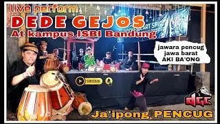 DEDE GEJOS PERFORM AT ISBI BDG - FESTIVAL KESENIAN INDONESIA - JAIPONG PENCUG (( VLOG fart-1 ))