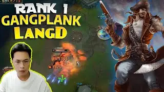 🔴 LangD Gangplank vs Darius - 20+ Kills - LangD Rank 1 Gangplank Guide