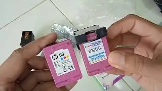 UNBOXING - HP 63 INK HP 63XXL BLACK HP63XXL INK CARTRIDGE HP DeskJet 1112 2130 3630