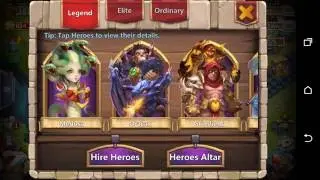 Castle Clash Rolling 5K Gems For Medusa (BEAST ACCOUNT)