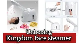 Review of KINGDOM face steamer in Tamil | best steamer low budget 💯 | goldimakeuppro