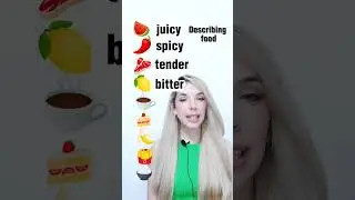 Describing food 🍉 #english #ingles #englishlanguage #food #vocabulary #learning #education education