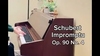 Schubert Impromptu Op. 90 No. 4 - Crystal (age 12)
