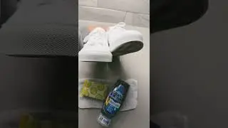 WHITE SNEAKER MIDSOLE CLEANING TIP #whitesneakers #sneakercleaning
