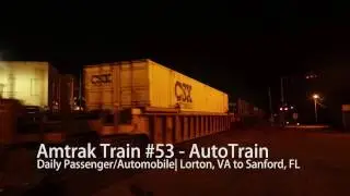 CSX A-Line Overnight - Fast, Hot-shot Intermodal and Amtrak
