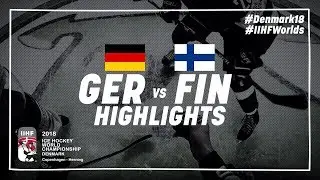 Game Highlights: Germany vs Finland May 13 2018 | #IIHFWorlds 2018