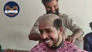 Head Shaver 😰Most Attractive  pimples Remove Head Shave Completely Tutorial 2024 Bald Head Shave 💈