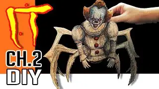 It Chapter 2 Pennywise Final Fight Scene - Spider form (Paper Puppet DIY)