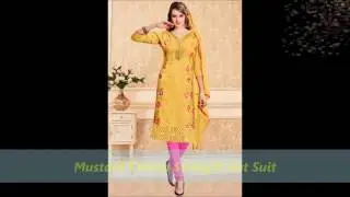 yellow salwar suit by nikvik.com