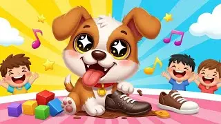 🐶 Naughty Puppy Poem | Cute & Funny Rhymes for Kids