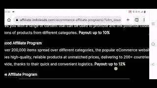 Affiliate Marketing: Indoleads Affiliate Marketing And 200000 Products Available Online