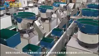 Multiple feeder counting packaging machine