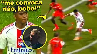 🤯ANCELOTTI TÁ MALUCO DE NÃO CONVOCAR! ENDRICK METE GOLAÇO E SALVA LYON MAIS UMA VEZ!!