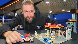 LEGO 6378 Classic Town Service Station (1986) - Speed Build & Review!