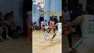 Just Missed🫣🏀Great Pass Basketball #Shorts