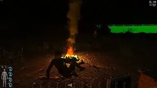 Chilling Behind Fireplace in SCUM