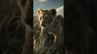 Lion Cub Hunting | #shorts #viral #lion #animal #cub #attack #learning #ai #video