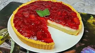 Я готовлю его все лето. КЛУБНИЧНЫЙ ТАРТ вкуснее торта.🍓🍓🍓