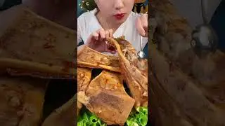ASMR Eat Bone marrow