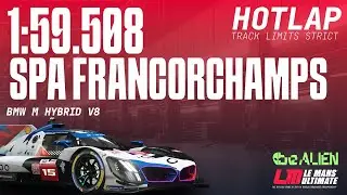 Le Mans Ultimate Hotlap: BMW M Hybrid V8 @ Spa Francorchamps (1.1)
