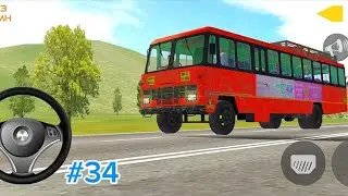💥Indian Sleeper Bus Simulator 3D🚧| Tata Sleeper Bus Driving - City Bus Games - Android Gameplay#34 