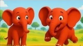 🟥🐘 Red Elephant Funny Adventures | Laugh Out Loud Kids Cartoon! 😂🎉