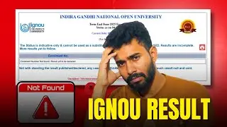 IGNOU Result Not Found? Declared But Not Showing? Here's What to Do!