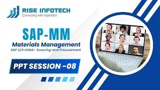 SAP MM PPT Session 08 | Student PPT's | Stock Postings| P2P Cycle | Rise Infotech