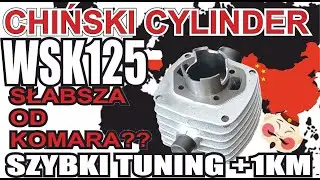 CHIŃSKI Cylinder WSK 125 ile pokazał mocy??? Test wydechu 