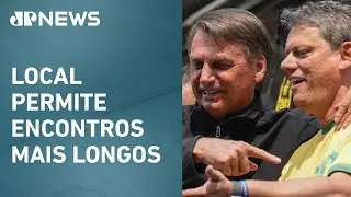 Bolsonaro pede ao STF autorização para receber visita de Tarcísio na Papudinha